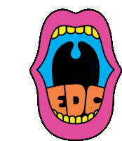 Gif animé bouche fleurie